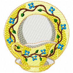 Mugs Embroidery Design 9 Mugs Embroidery Design 9